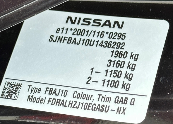 Nissan Qashqai cena 34900 przebieg: 245169, rok produkcji 2009 z Elbląg małe 497